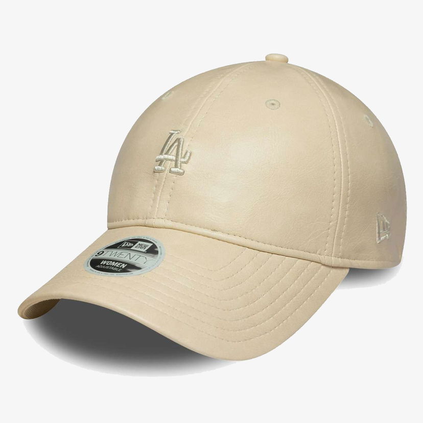 Шапка с козирка New Era LA Dodgers 9TWENTY® PU Adjustable Cap Бежово | 60691333