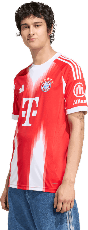 Фланелка adidas Originals FC Bayern Munich Home Jersey 2025/26 Червено | jj2137, 4