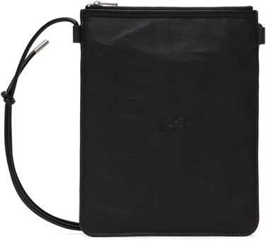 Чанта през рамо Y-3 Y-3 Leather Crossbody Pouch Черно | JD2914, 0