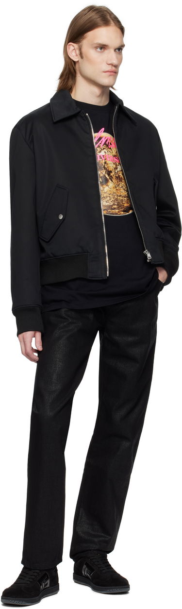 Дънки Balmain Balmain Regular-Fit Coated Jeans Черно | EH0MI083DF72, 3