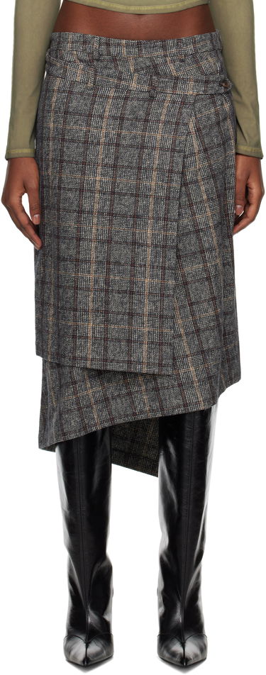 Пола R13 R13 Wrap Midi Skirt Многоцветен | R13WR331 R432A, 0