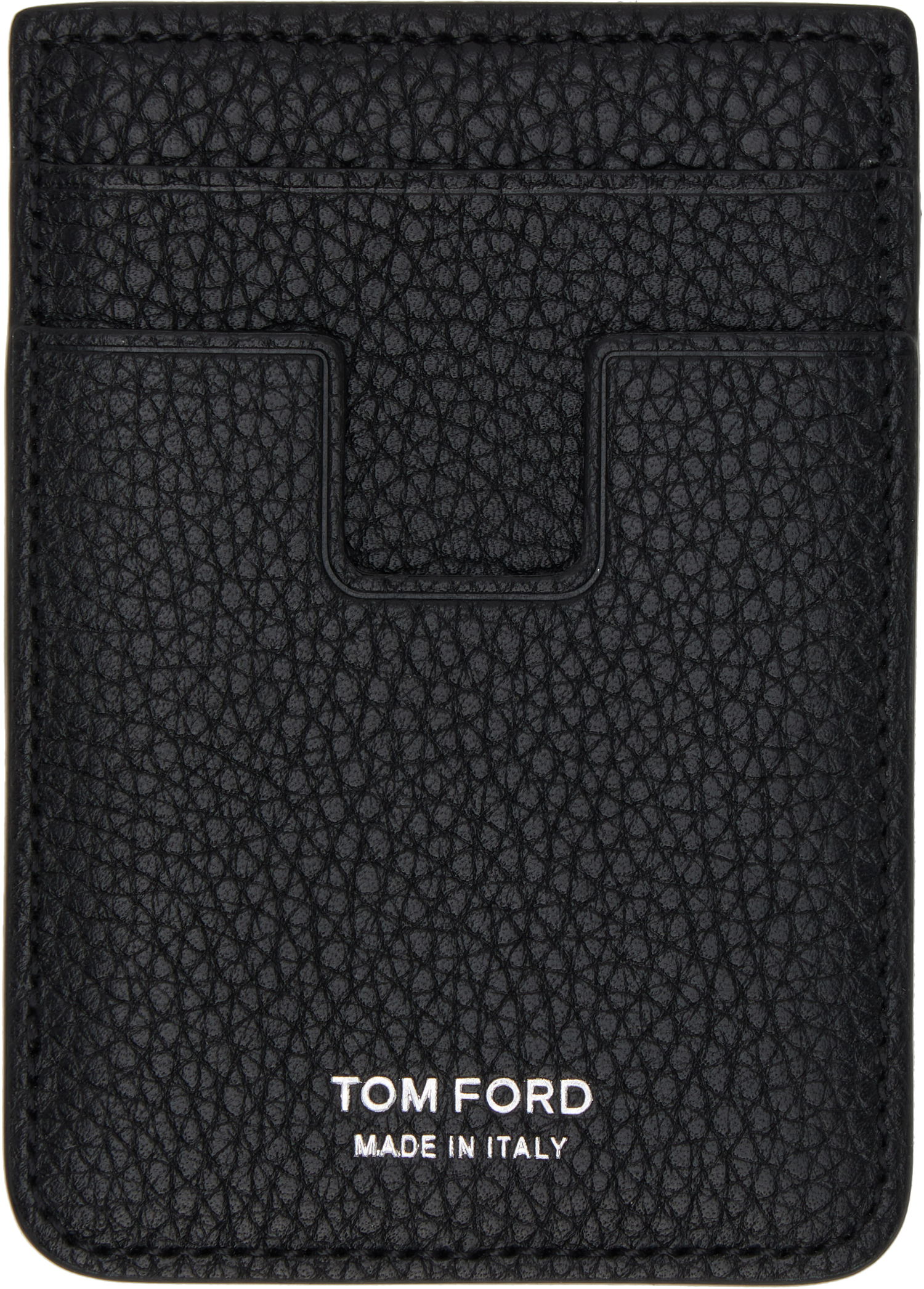 Портфейл Tom Ford Tom Ford Soft Grain Leather MagSafe Card Holder Черно | Y0373-LCL158S, 0