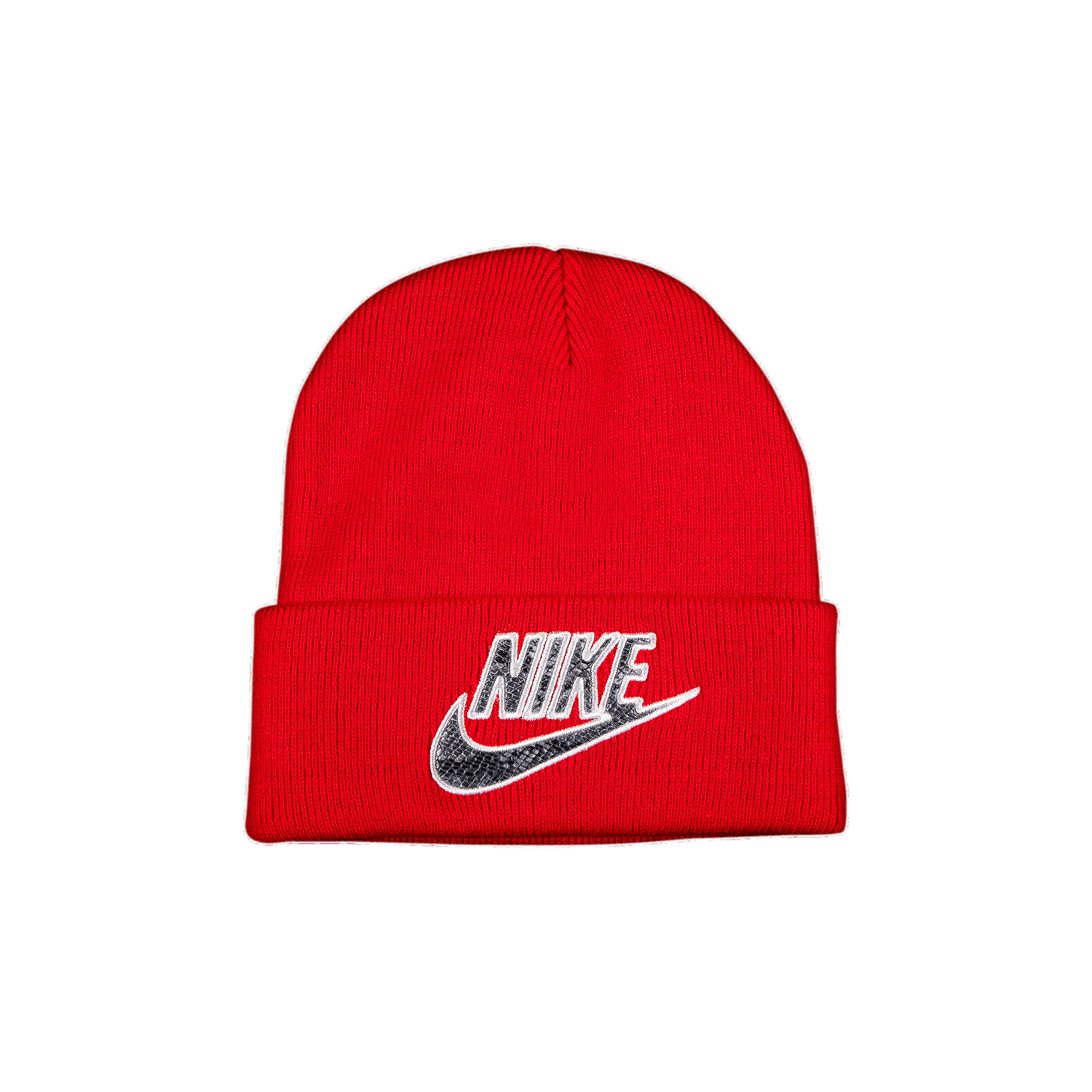 Шапка Supreme Nike x Snakeskin Beanie Червено | SS21BN1 RED, 0