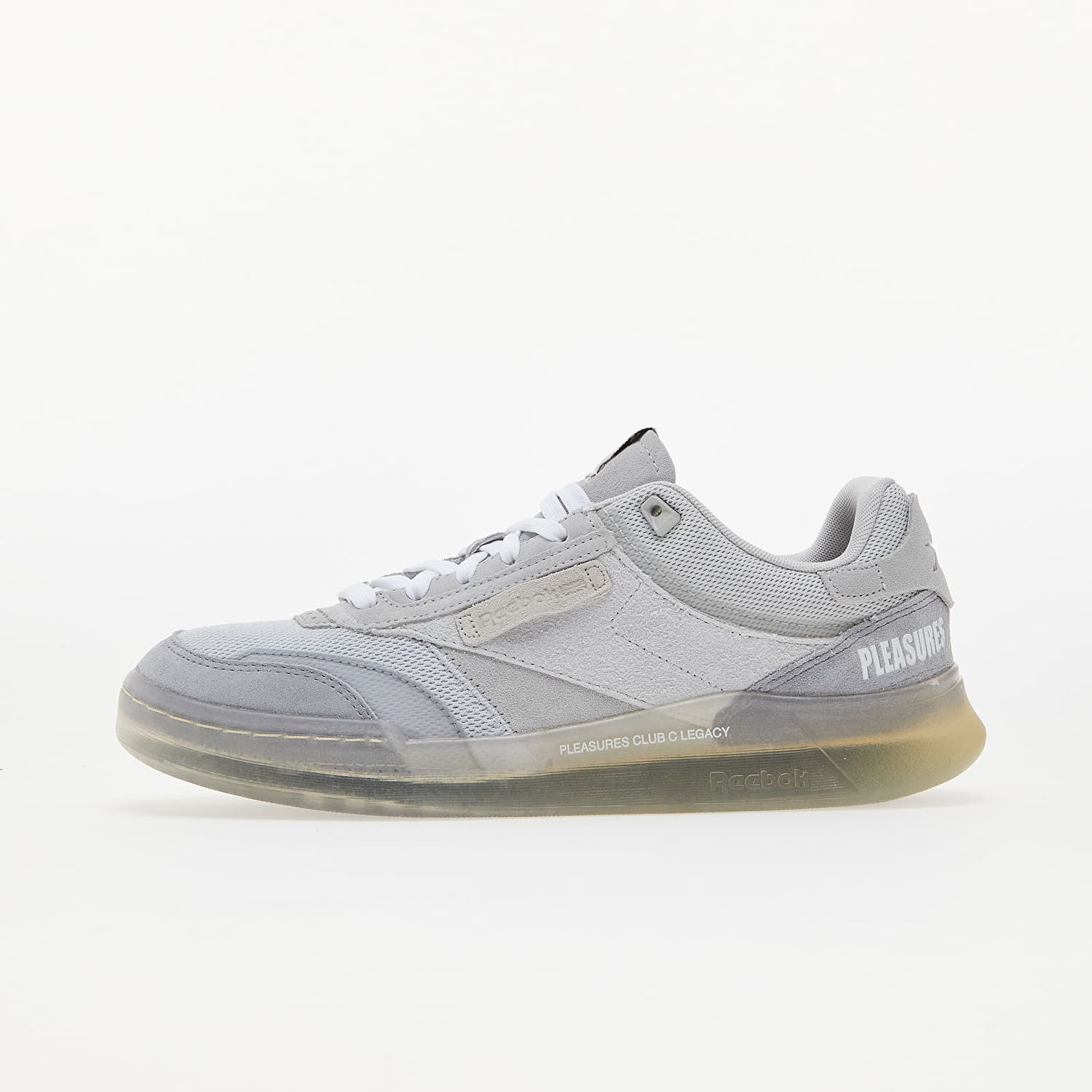 Кецове и обувки Reebok Pleasures x Club C Legacy Сиво | GW2639, 0