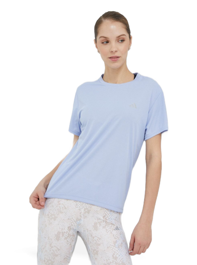 Тениска adidas Performance Run It Tee Синьо | HZ0108