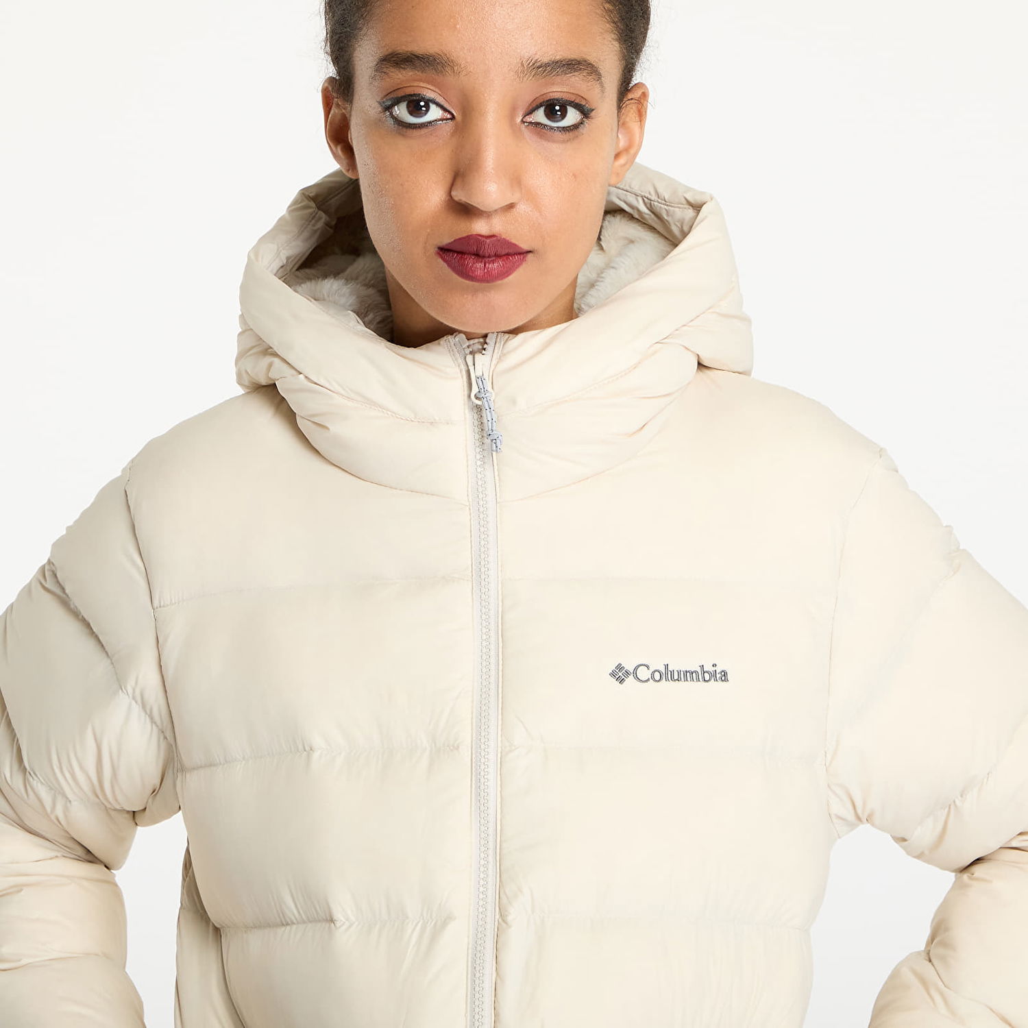 Пухо яке Columbia Harmony Falls Hooded Down Jacket Dark Stone Бежово | 2085372278, 1