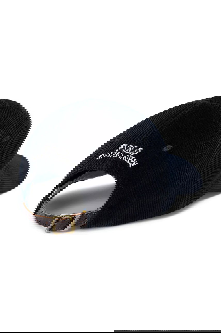 Шапка с козирка Polo by Ralph Lauren Polo Corduroy Baseball Cap with Embroidered Logo Черно | 710847175, 1