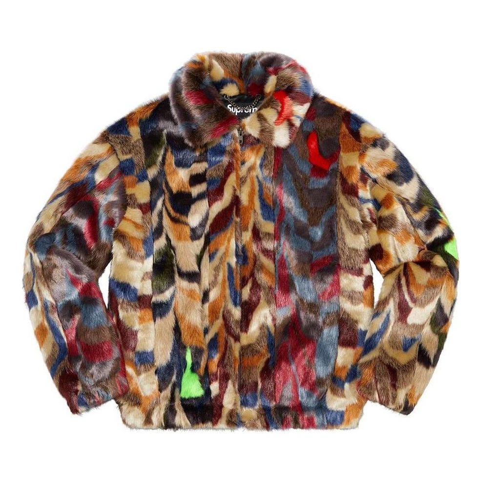 Яке бомбър Supreme Faux Fur Bomber Jacket Многоцветен | SUP-FW22-521, 0