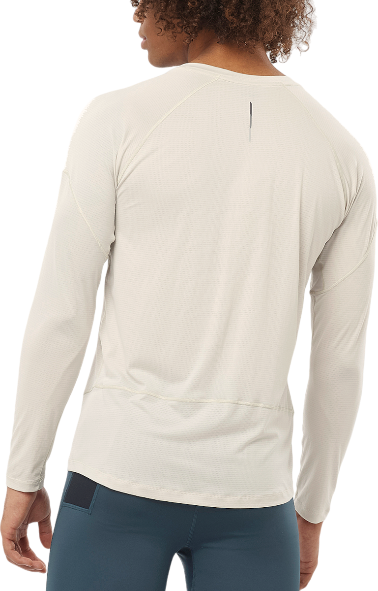 Тениска Salomon CROSS RUN Long Sleeve Tee Бежово | lc2265200, 1