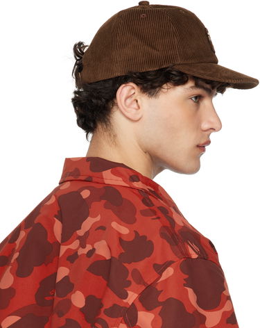 Шапка с козирка BAPE Corduroy Cap With Logo Patch Кафяво | 001CPK801004M, 2