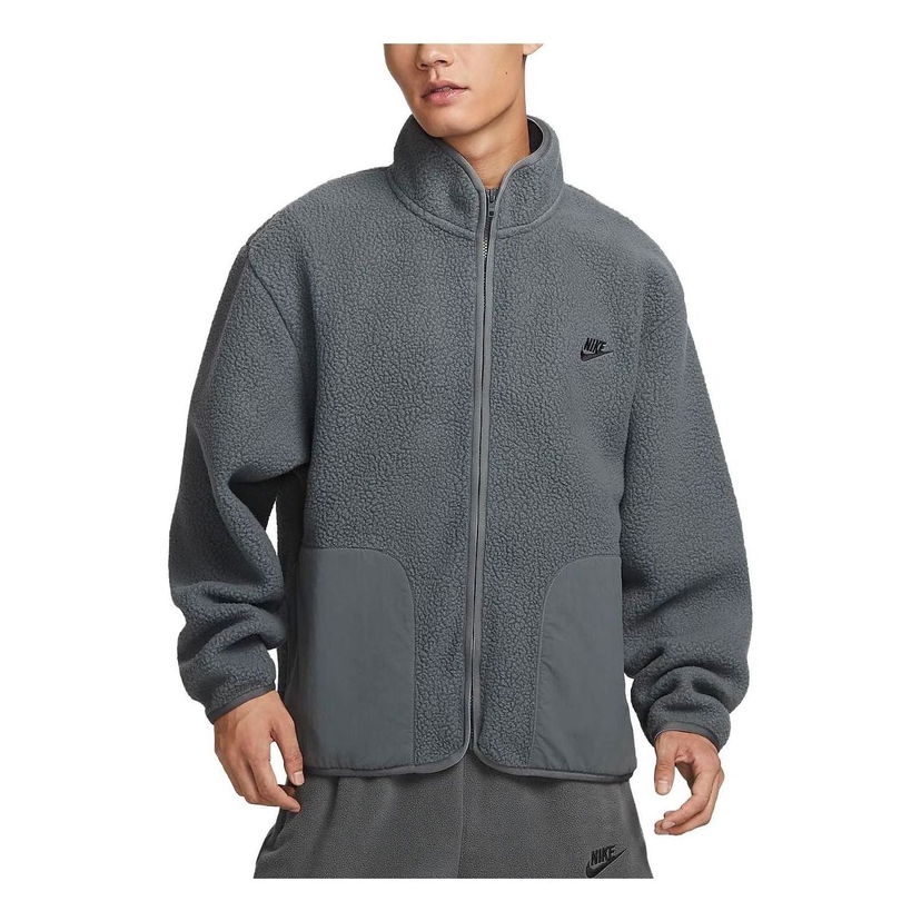 Пуловер Nike Club Fleece Winterized Jacket Сиво | FB8387-068