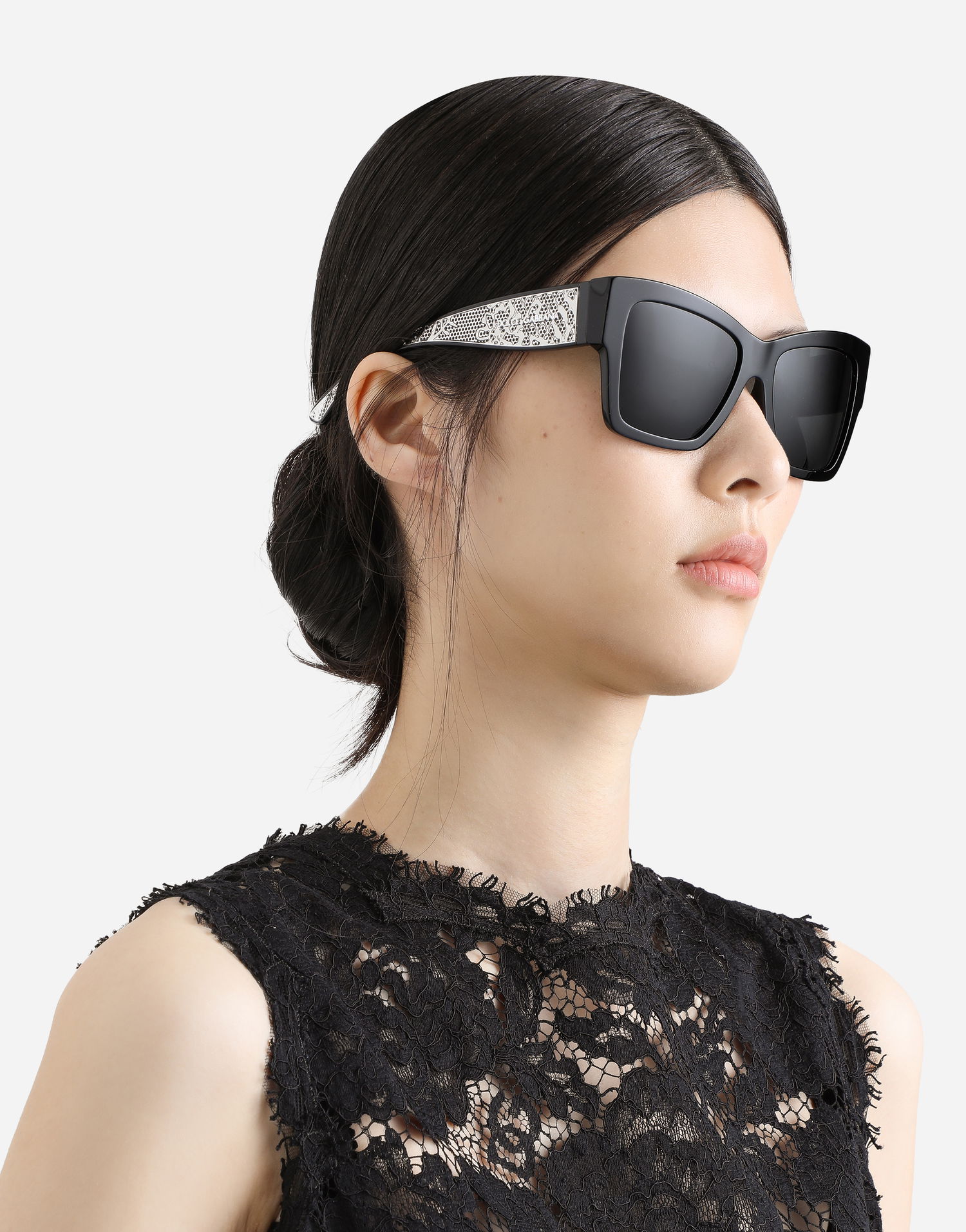 Слънчеви очила Dolce & Gabbana Dolce & Gabbana DG Lace Sunglasses Черно | VG4493VP1879V000, 1
