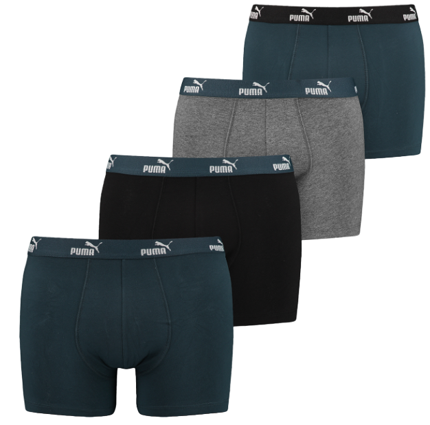 Боксерки Puma Promo Solid Boxer 4 Pack Многоцветен | 701223688-003, 0