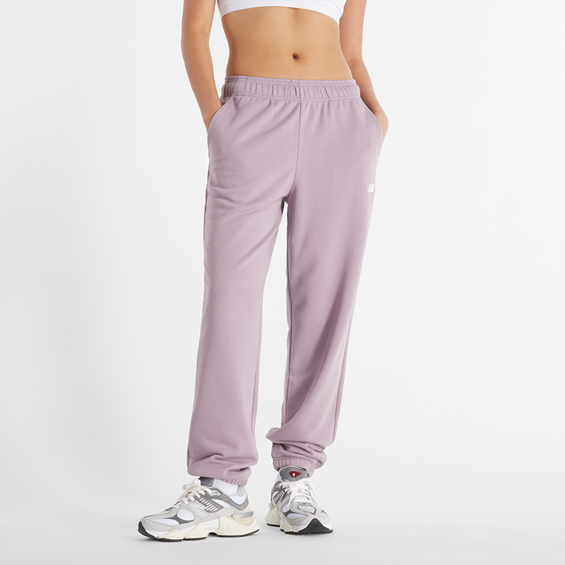 Спортни панталони New Balance NB Sweatpants Розово | Dámske nohavice New Balance WP41500ICW – ružové, 0