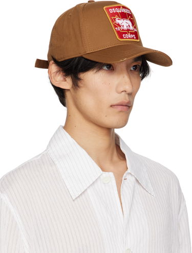 Шапка с козирка DSQUARED2 Dsquared2 Canadian Patch Baseball Cap Кафяво | BCM0367_05C00001_5092, 1