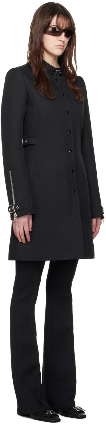 Палта Courrèges Buckle Detail Coat Черно | 124CMA137PL0077, 1