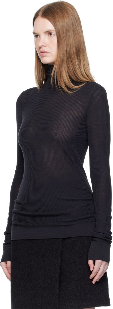 Пуловер LEMAIRE Lemaire Seamless Turtleneck Черно | TO1460 LK1032, 3