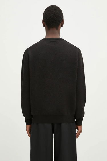 Пуловер thisisneverthat thisisneverthat Basketball Hoop Knit Sweater Черно | TN243KKNPK04, 2
