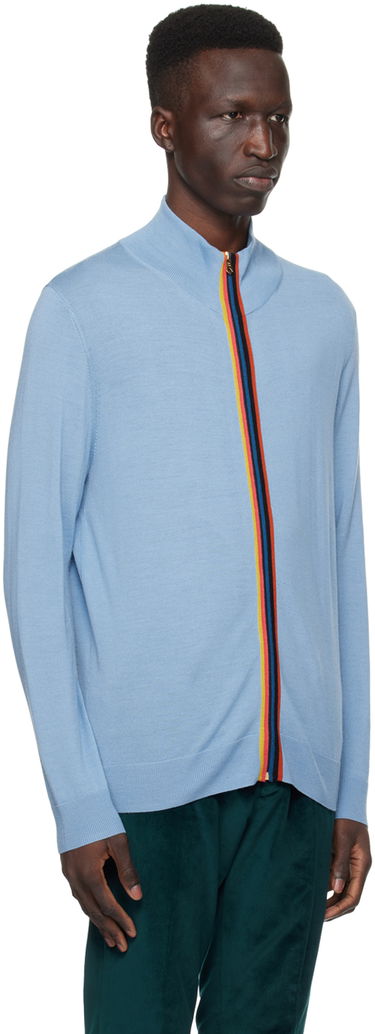 Пуловер Paul Smith Paul Smith Zip Cardigan Синьо | M1R-774T-L02094-41, 1
