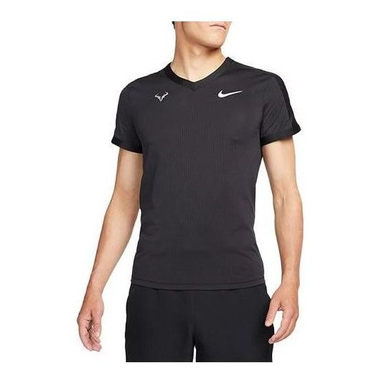Тениска Nike Rafa Dri-Fit Short Sleeve Tennis Top Черно | DM4268-010, 0