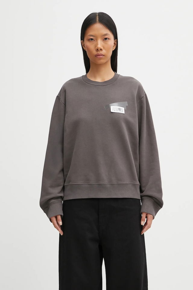MM6 Maison Margiela Crewneck Sweatshirt with Appliqué