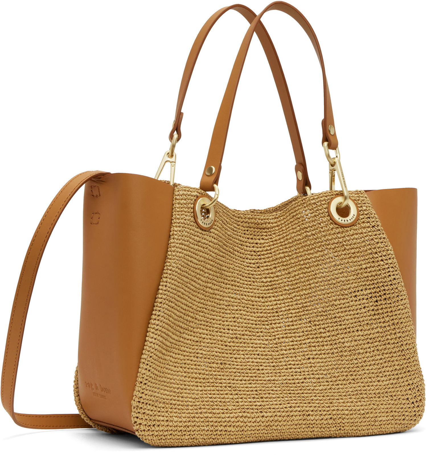 Голяма пазарска чанта rag & bone rag & bone Revival Summer Mini Tote Bag Кафяво | WHH22S1004PS04, 1