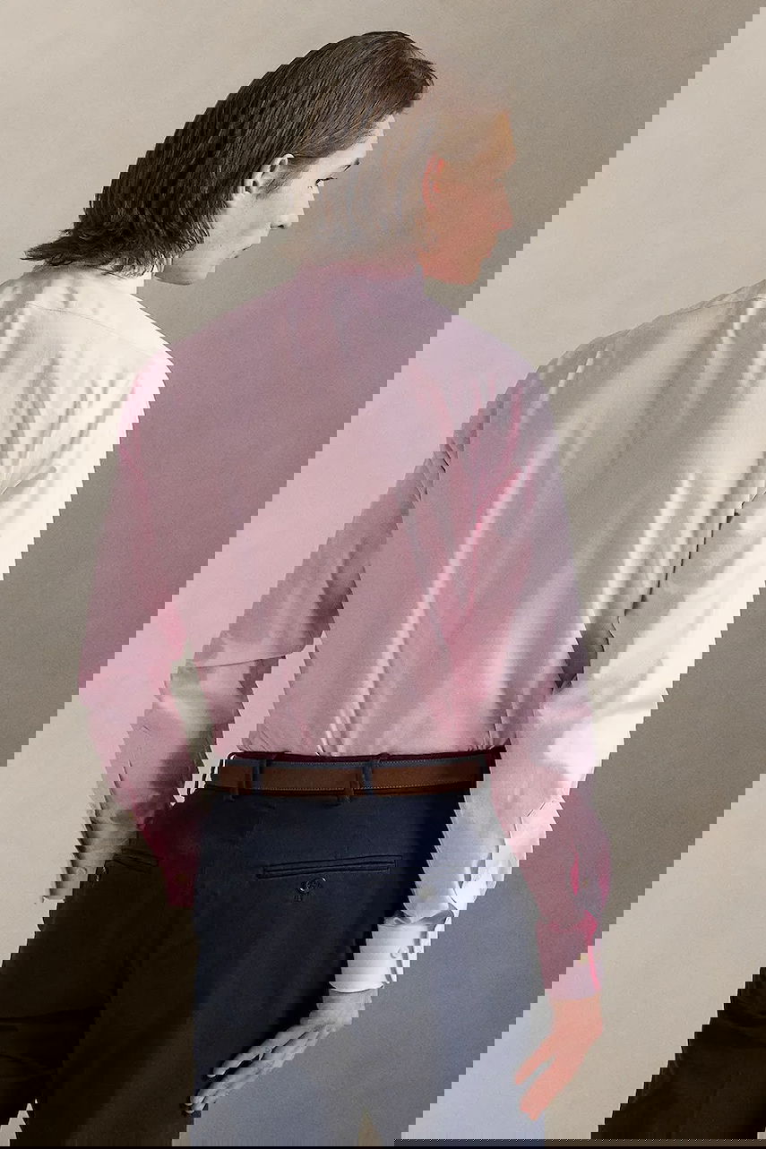 Риза Polo by Ralph Lauren Polo Ralph Lauren Slim Fit Dress Shirt with Italian Collar Розово | 712969015, 1