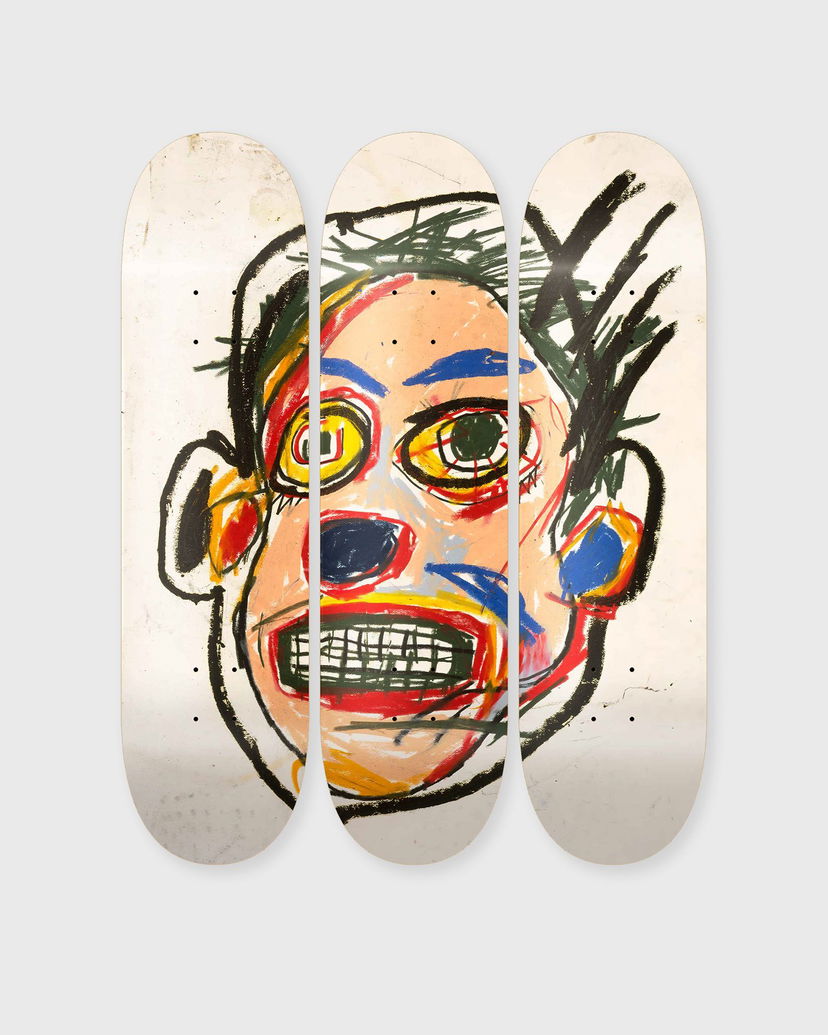 Домашен декор The Skateroom Jean-Michel Basquiat Untitled (Face) 1982 Deck Многоцветен | 5407006112624