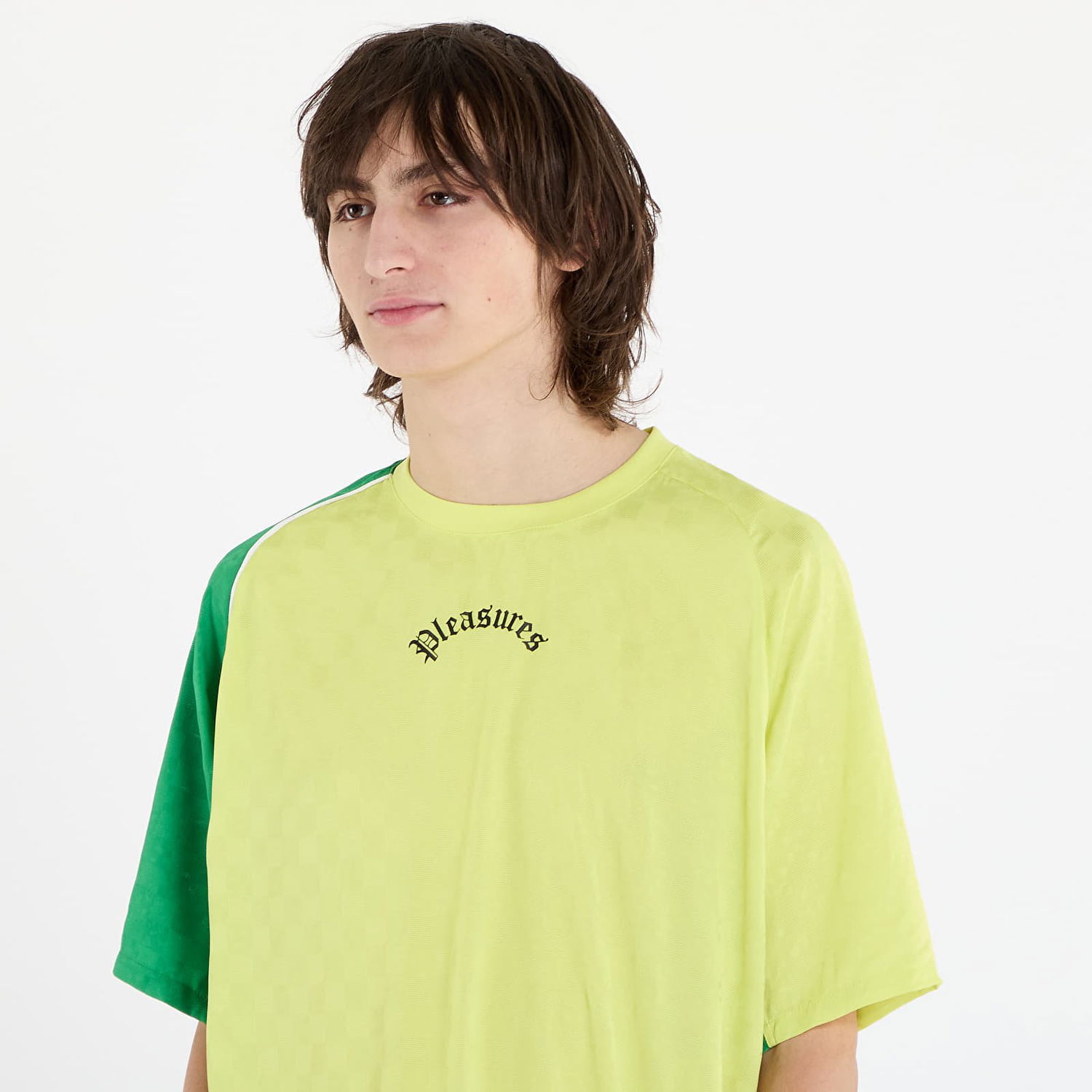 Тениска Pleasures Pleasures Late Sport T-Shirt Зелено | P25SP028 YELLOW, 1