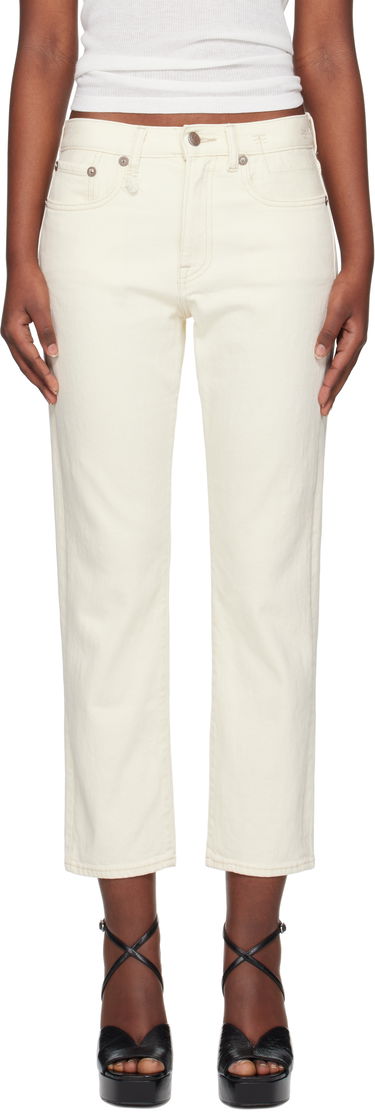 Дънки R13 R13 Romeo Cropped Jeans Бяло | R13WD103-D282A, 0