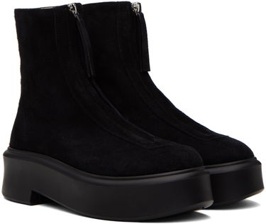 Облекло The Row The Row Zipped I Suede Boots Черно | F1144-L25, 3