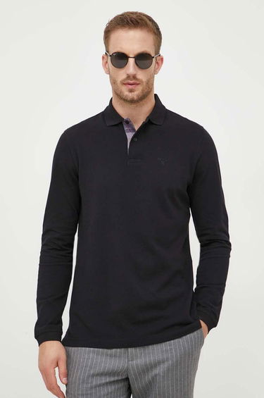 Тениска Barbour Long Sleeve T-Shirt Черно | MML0705, 0