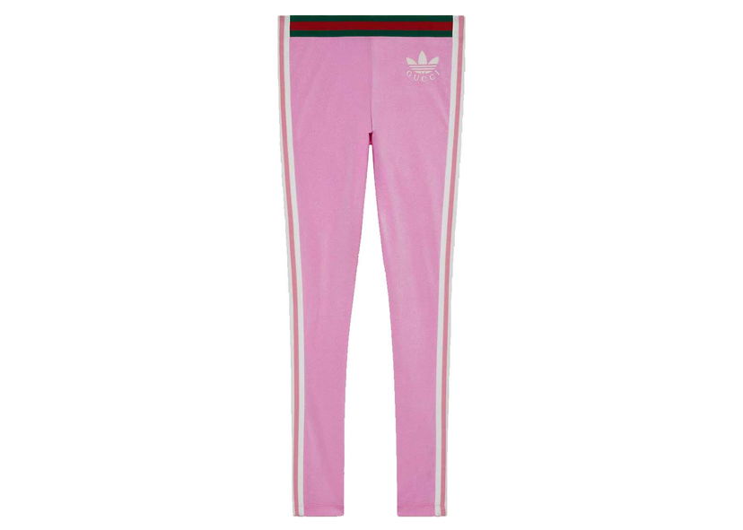Спортни панталони Gucci adidas x Lycra Sweatpants Pink Розово | 691776 XJEKG 5295