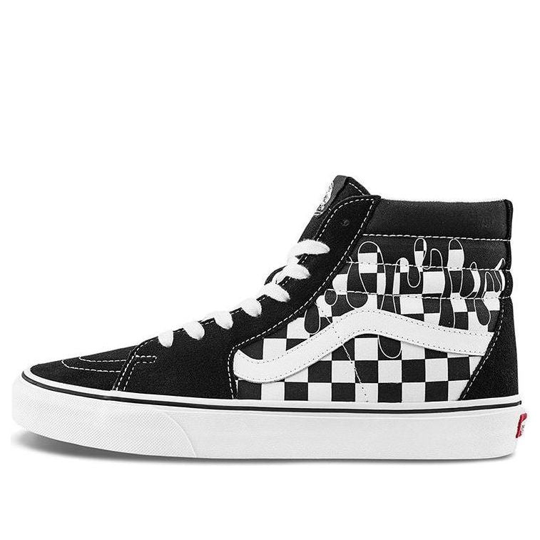 Кецове и обувки Vans Paint Drip Checkerboard Sk8-Hi Черно | VN0A5HXV6UP