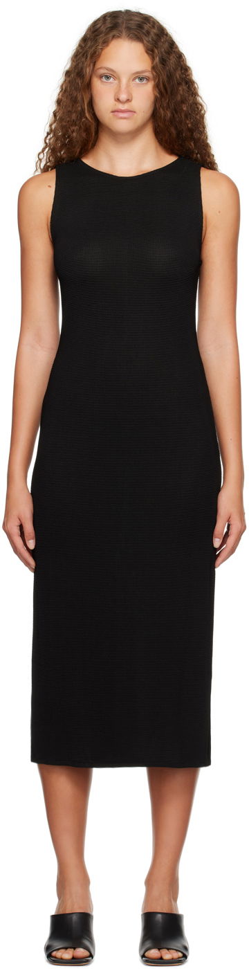 Pокля Anine Bing Anine Bing Savannah Midi Dress Черно | A-02-1170-007, 0