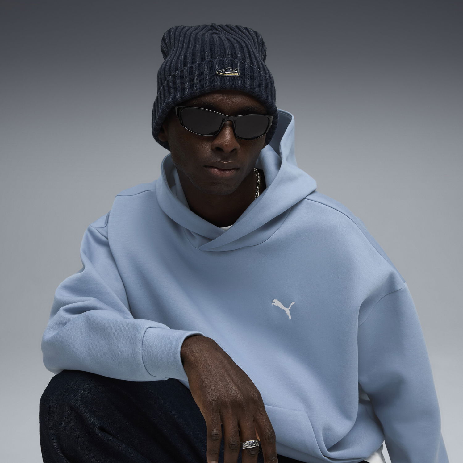 Шапка Puma Premium Essentials Ribbed Beanie Тъмно синьо | 026394_02, 1