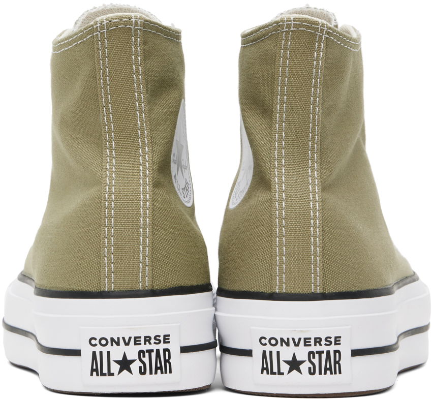 Кецове и обувки Converse Chuck Taylor All Star Lift Platform Зелено | A07571C, 1
