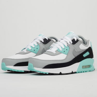 Кецове и обувки Nike Air Max 90 Leather "Hyper Turquoise" GS Бяло | CD6864-102, 1