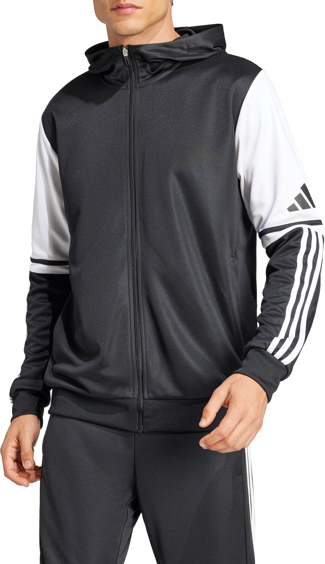 Суитчър adidas Originals SQ25 Hooded Jacket Черно | je2778, 0