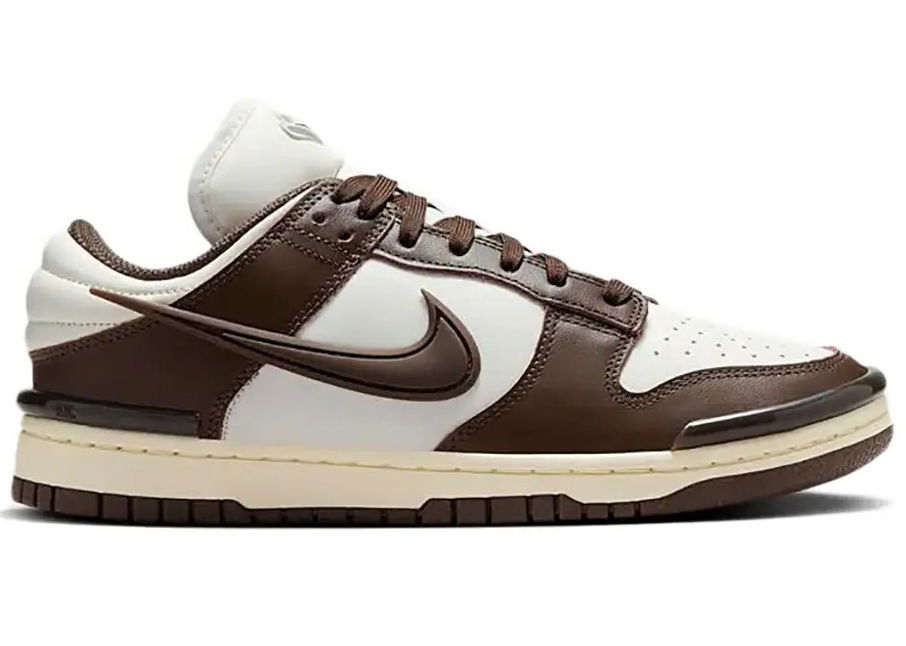 Кецове и обувки Nike Dunk Low Twist Baroque Brown W Кафяво | DZ2794-003, 0