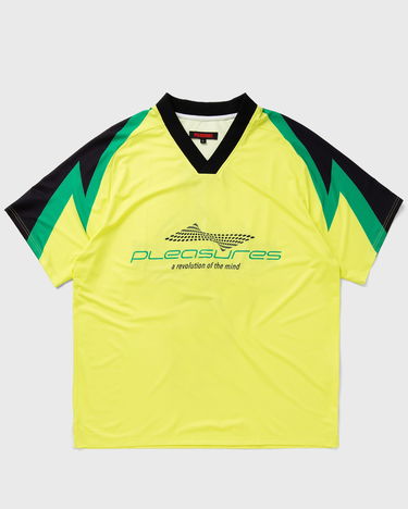 Фланелка Pleasures Mind Soccer Jersey Жълто | P24SP011-LIME, 0