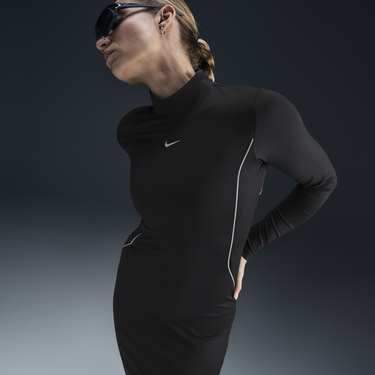 Pокля Nike Long Sleeve Dress Черно | HQ3752-010, 2