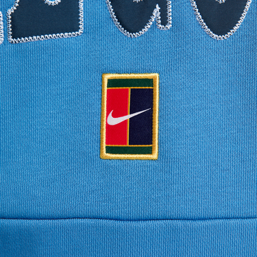 Суитчър Nike NikeCourt Heritage Dri-FIT Fleece Tennis Hoodie Синьо | FQ2093-402, 3