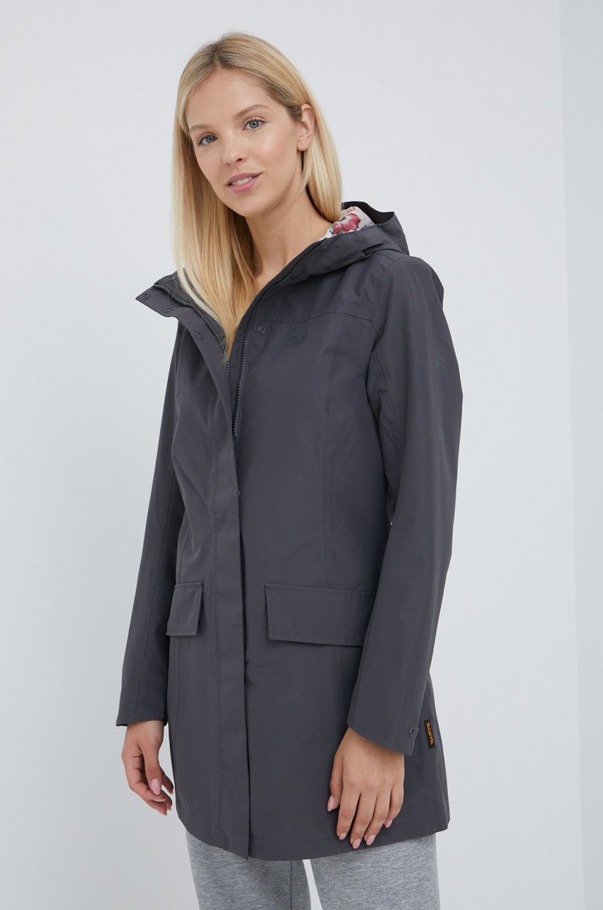 Ветровка Jack Wolfskin Cape York Paradise Jacket Сиво | 1111244.6168, 0