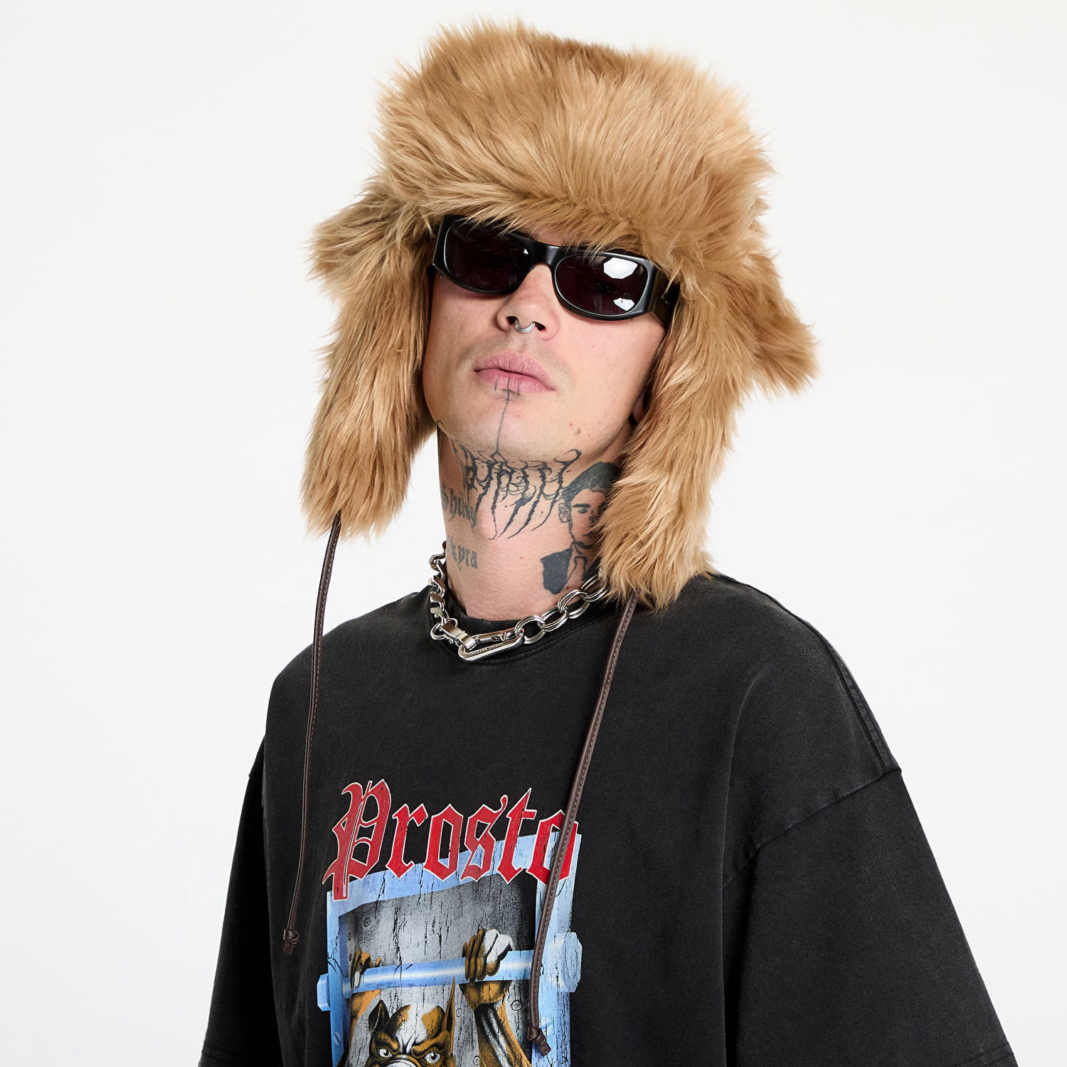 Тениска Footshop PROSTO x FTSHP Black Bulldog Graphic T-Shirt Черно | FTSHP_415, 1