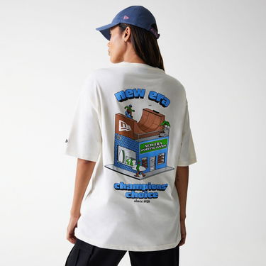 Тениска New Era New Era Store Graphic T-Shirt Бяло | 60684400, 2