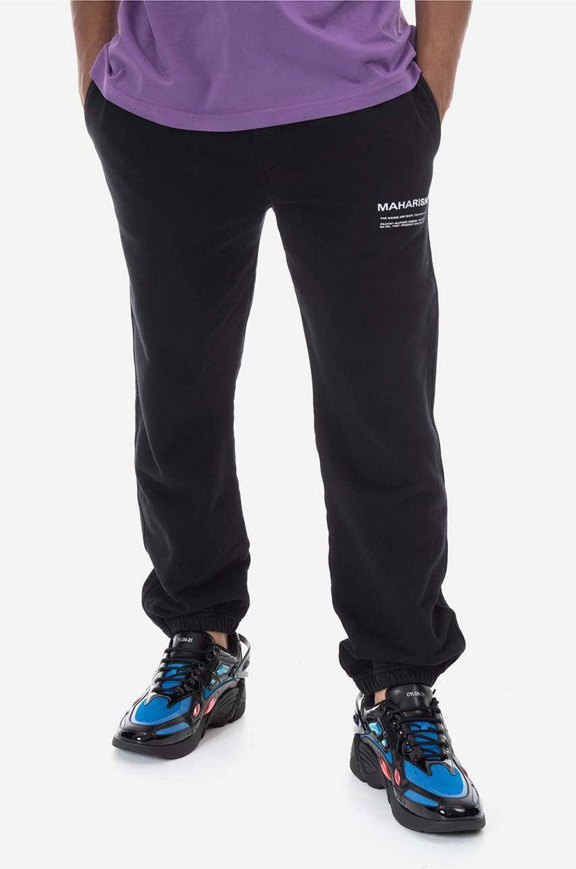 Спортни панталони Maharishi Miltype Sweatpants Черно | 9916.BLACK