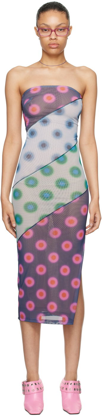 Pокля Miaou Miaou Lila Midi Tube Dress Многоцветен | 5025PM1PDP, 0