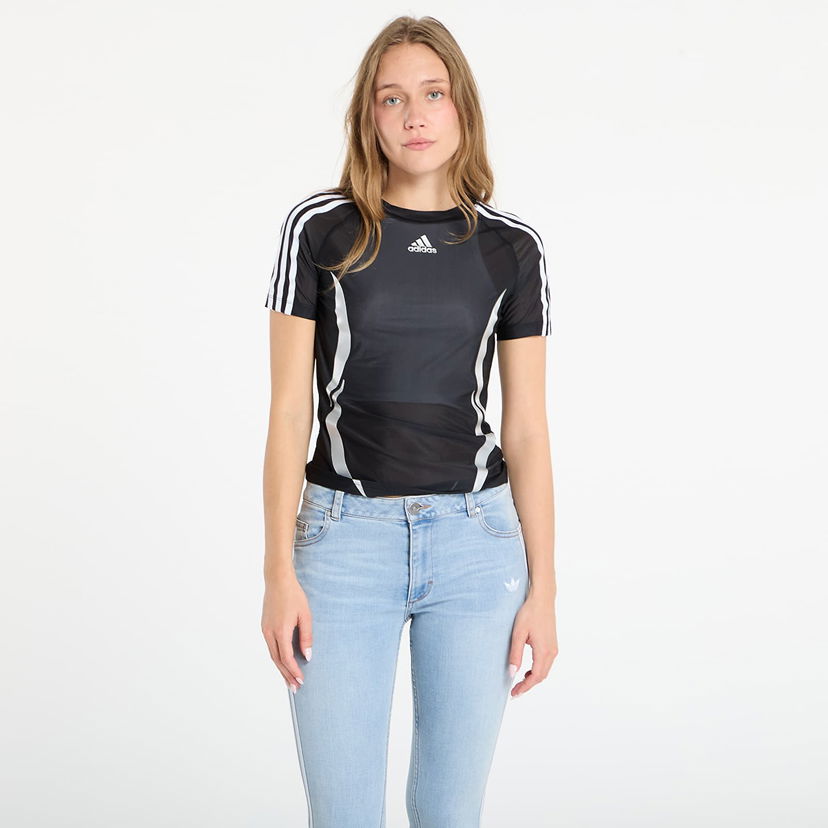 Тениска adidas Originals Adilenium Season 4 Teamgeist Tight Sheer Jersey T-Shirt Черно | KE9795