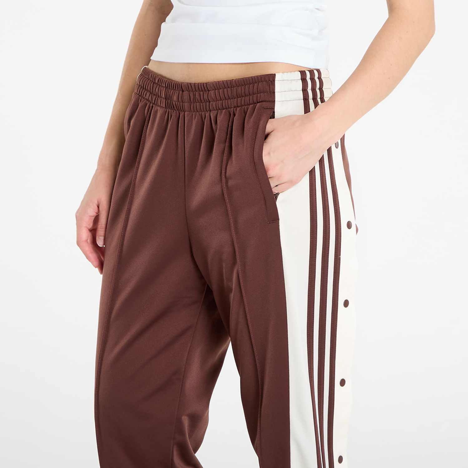 Спортни панталони adidas Originals Adibreak Tracksuit Bottoms Кафяво | KD2518, 1